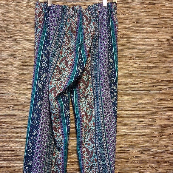 'Baba Design Boho Wide Leg Pants – Size "Free" - Picture 6 of 7